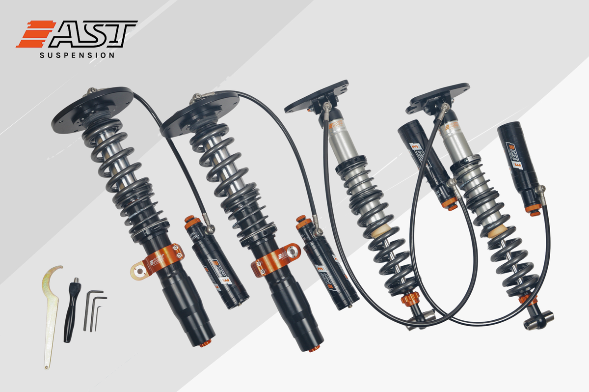 AST Suspension 5300 Series 3-Way Coilover Kit (Front/Rear Top Mounts) - 2015-2018 BMW M3 Sedan RWD (F80) RAC-B2106SD