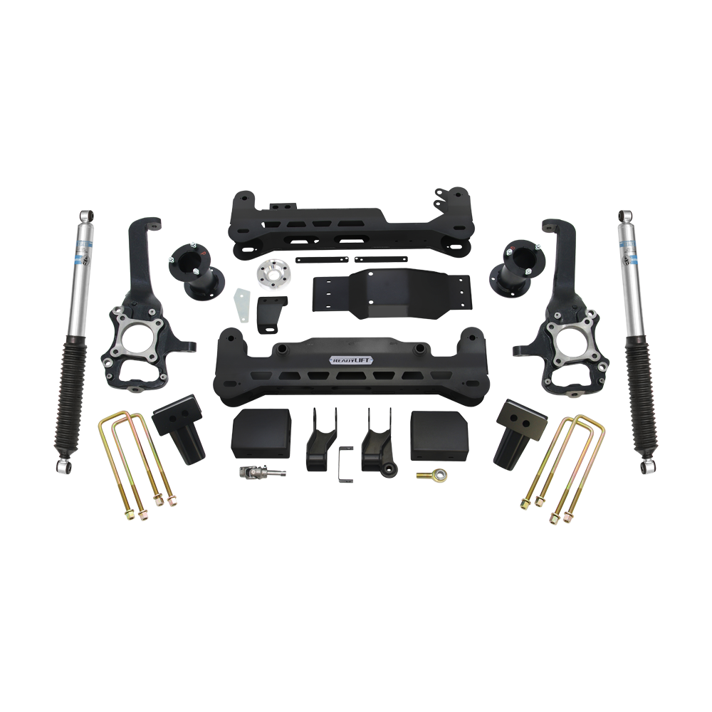ReadyLift 7" Lift Kit w/Bilstein Rear Shocks for 2015-2020 Ford F-150 4WD 44-2576