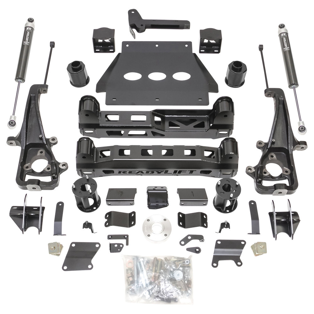 ReadyLift 6" Lift Kit w/Falcon Shocks & 22" Wheels w/Big Bore Knuckle for 2019-2023 Ram 1500 w/Air Suspension 44-19623