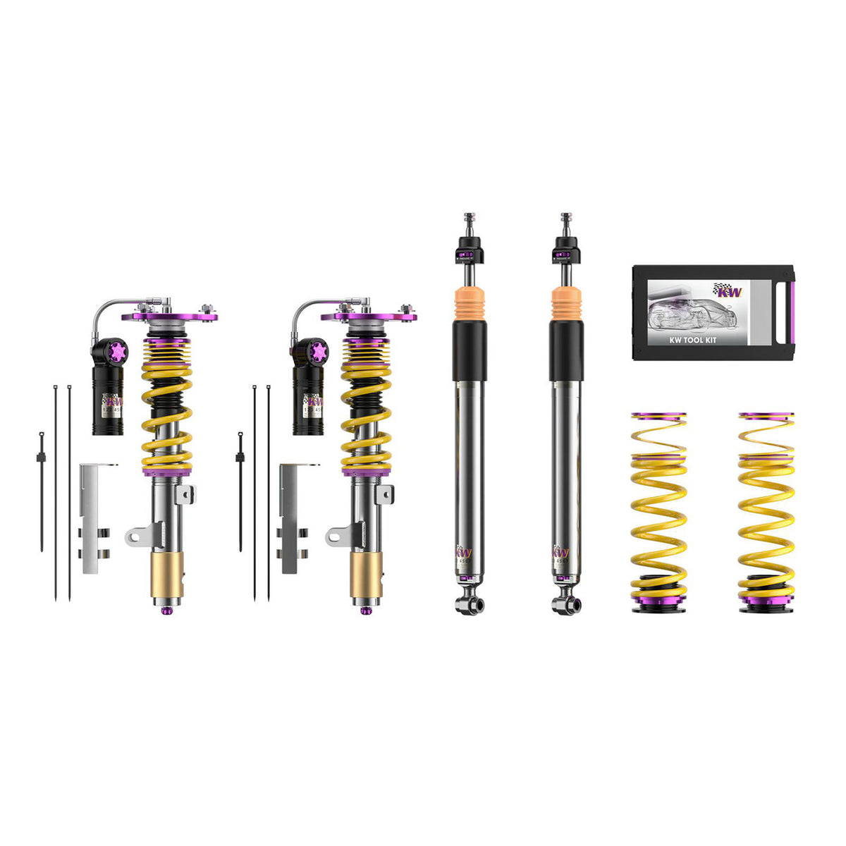 KW Suspension Clubsport 2-Way Coilover Kit for 2023-2026 Honda Civic Type R (FL5) 35250840