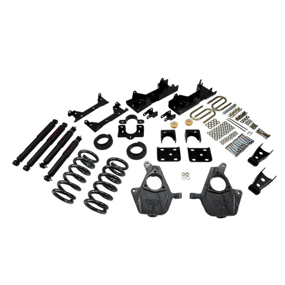 Belltech Lowering Kit w/Nitro Drop 2 Shocks (4-5" Front / 7" Rear Drop) for 2007 Chevrolet Silverado 1500 Classic Extended Cab RWD Short Bed w/Front Coil Springs