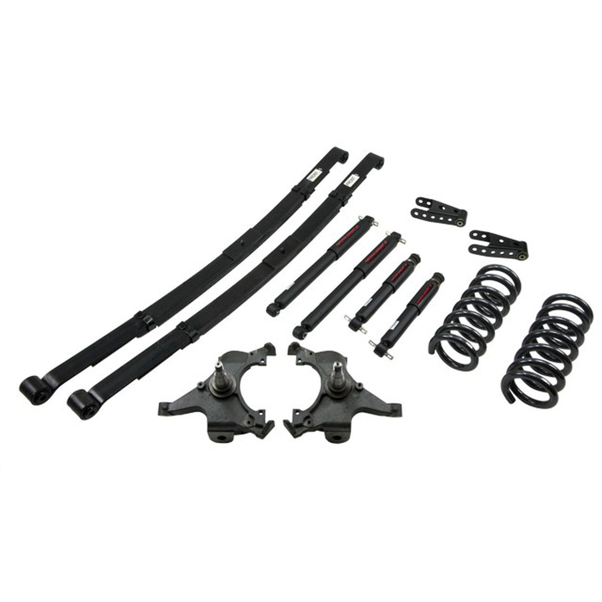 Belltech Lowering Kit w/Nitro Drop 2 Shocks (3" Front / 4" Rear Drop) for 1992-1998 Chevrolet C2500 Suburban RWD 6-Lug