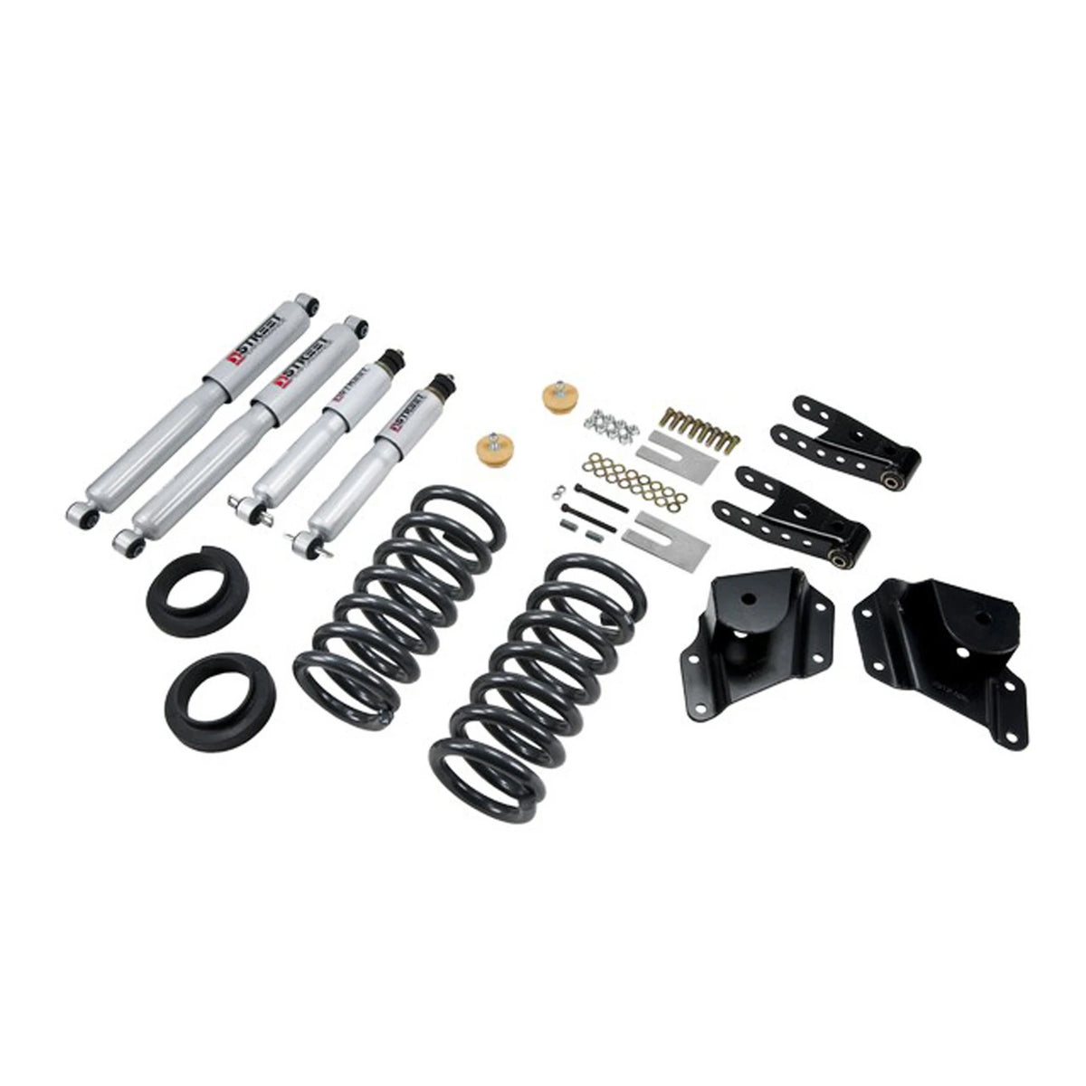 Belltech Lowering Kit w/Street Performance Shocks for the Chevrolet Silverado 1500 Standard Cab RWD Short Bed