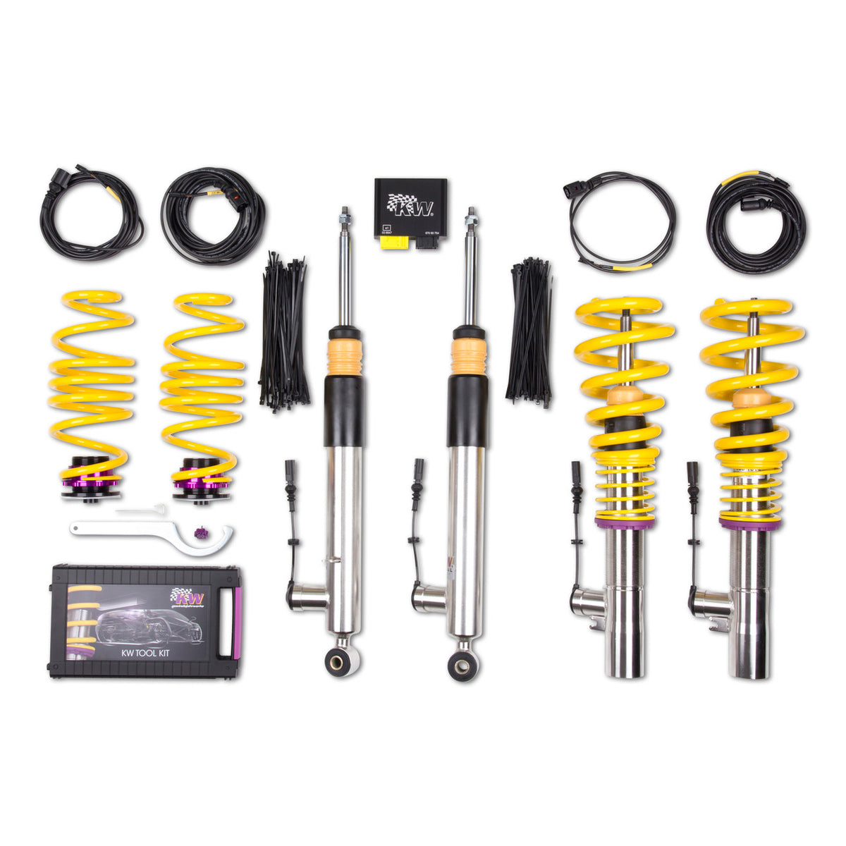 KW Suspension DDC ECU Coilover Kit for 2009-2016 Audi A4 Sedan FWD (B8) 39010028