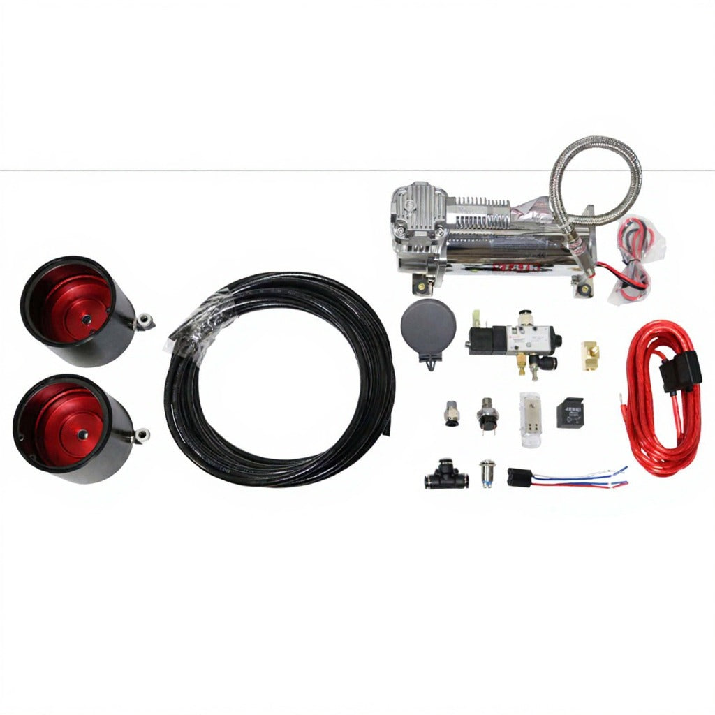 TruHart StreetPlus Coilovers With Front Air Cups + Gold Tankless Control System for 2005-2025 Dodge Charger AWD (LX/LD) TH-D803-VACF-12+TH-ACK03