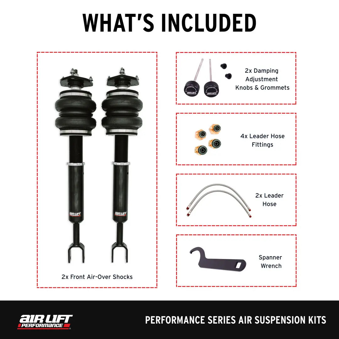 Air Lift Performance Front Kit - 2002-2006 Infiniti G35 Sedan RWD (V35) 76013