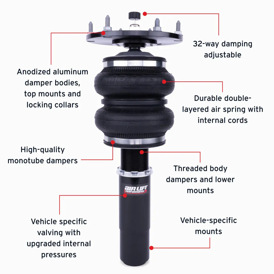 Air Lift Performance Front Kit - 2015-2021 BMW 2 Series Coupe (F22) 76021