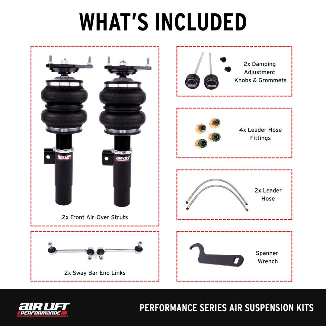 Air Lift Performance Front Performance Kit - 2005-2008 Volkswagen Golf R32 (MK5) 76002