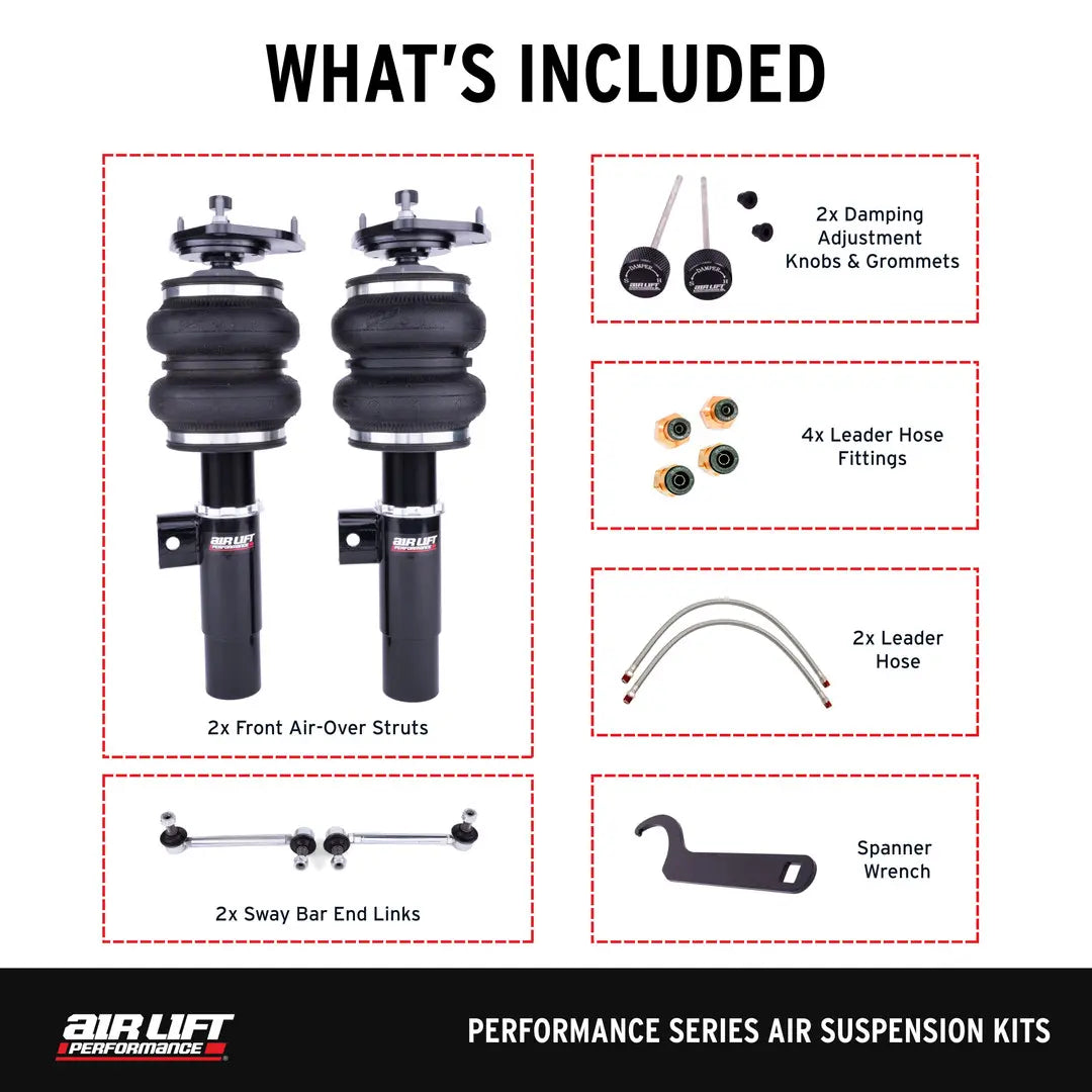Air Lift Performance Front Performance Kit - 2018-2022 Audi TT RS (MK3) 76003
