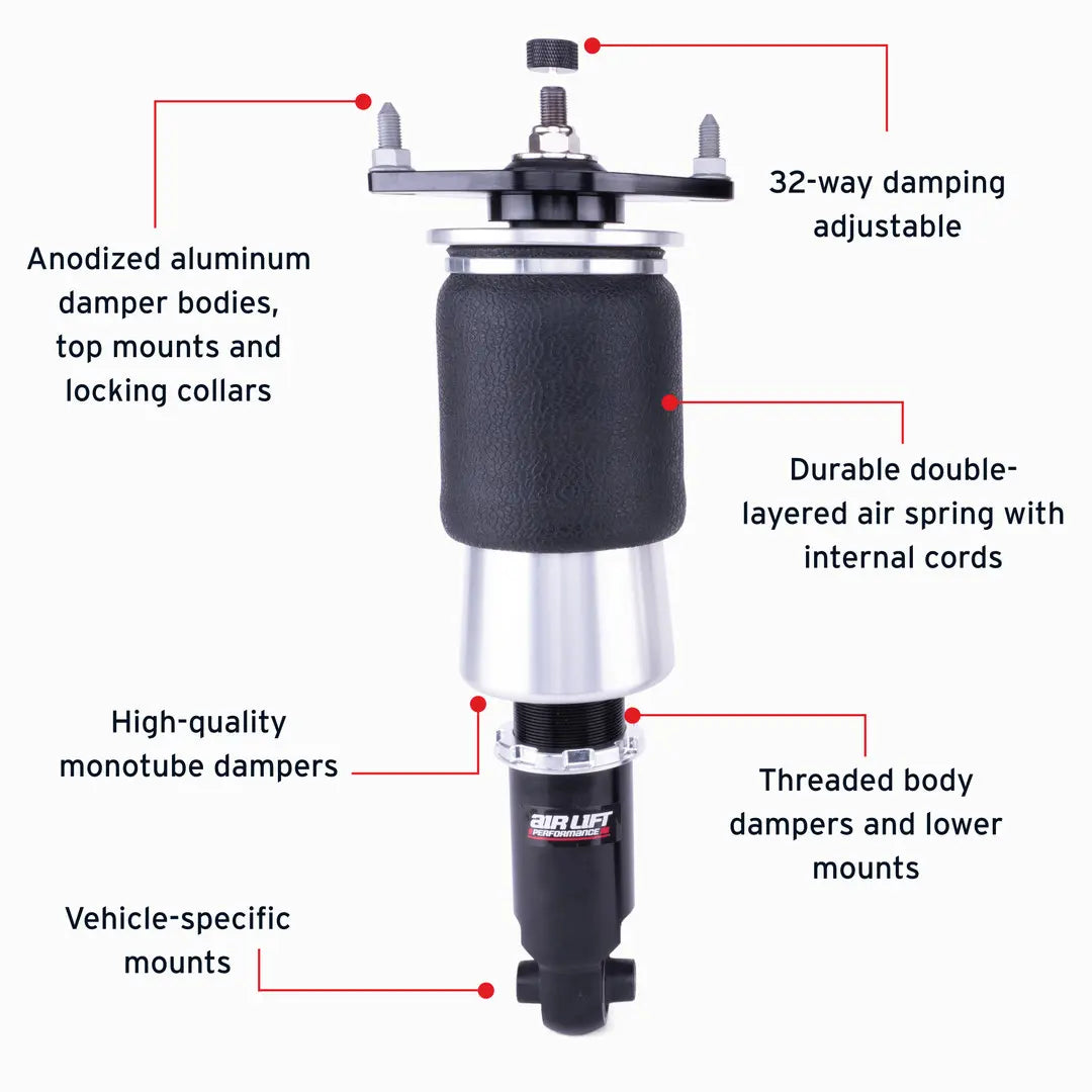 Air Lift Performance Rear Kit - 2015-2021 Subaru Impreza WRX (VA) 76501