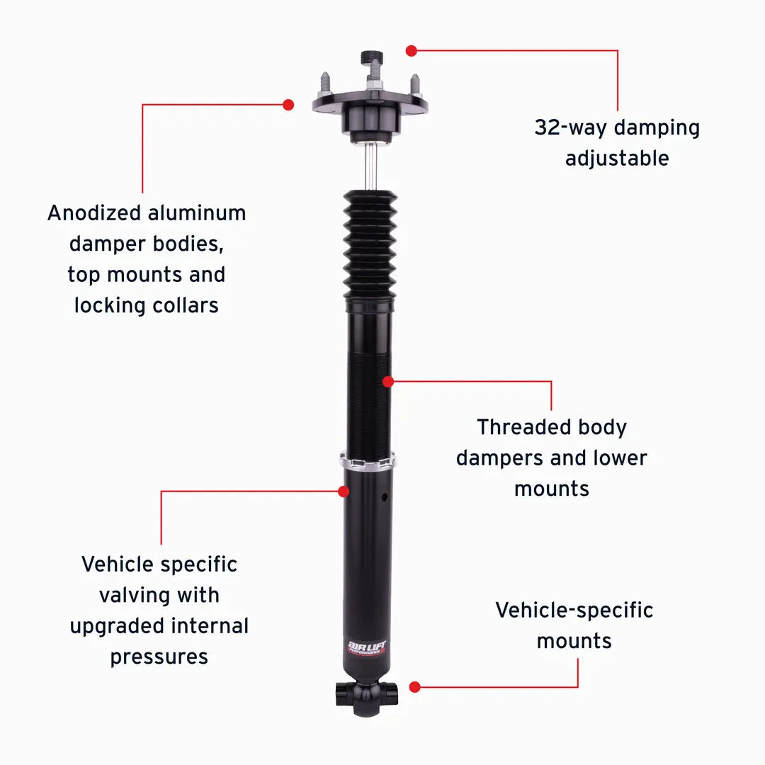 Air Lift Performance Rear Kit - 2016-2017 Lexus IS200t RWD (XE30) 76518