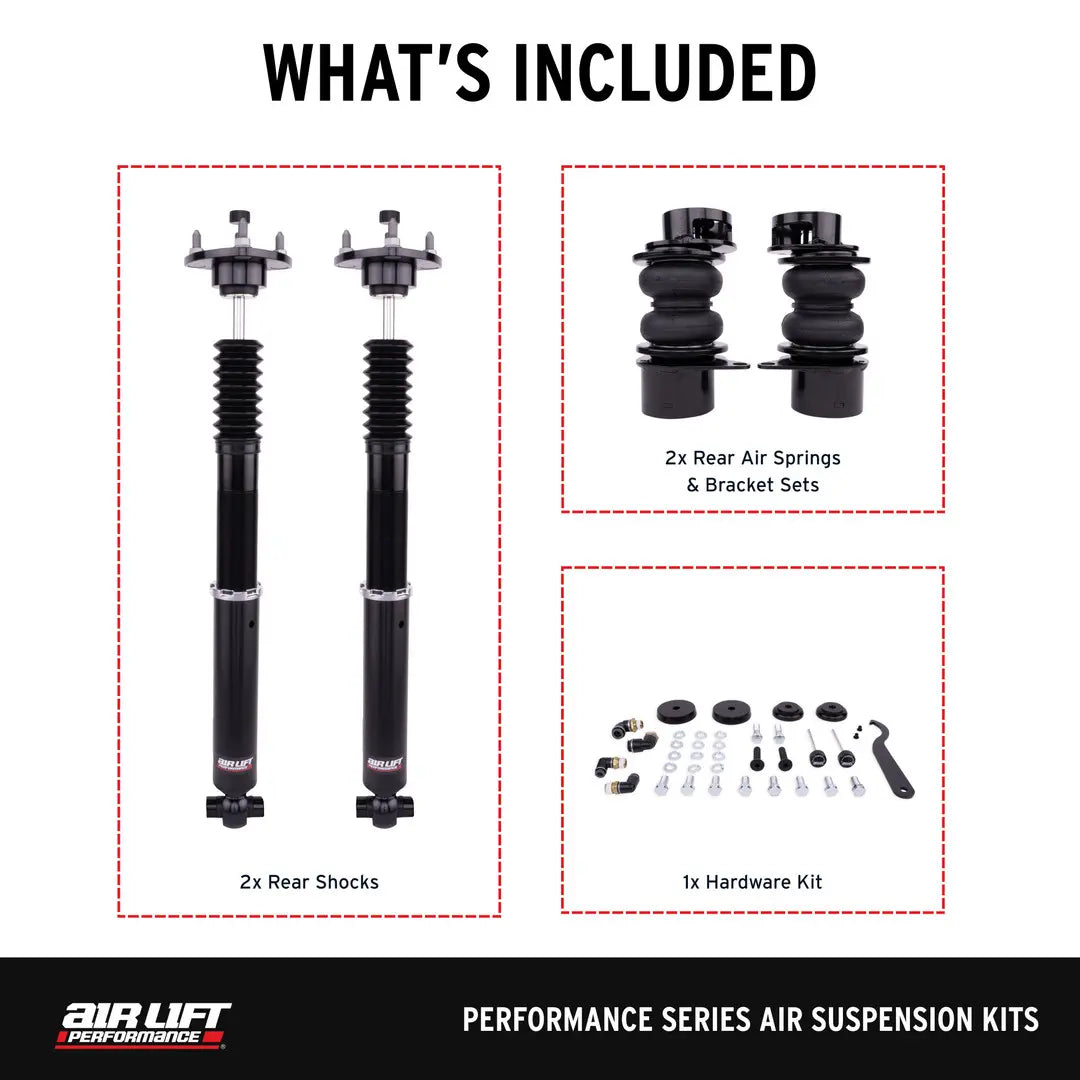 Air Lift Performance Rear Kit - 2018-2021 Lexus GS300 AWD (L10) 76518