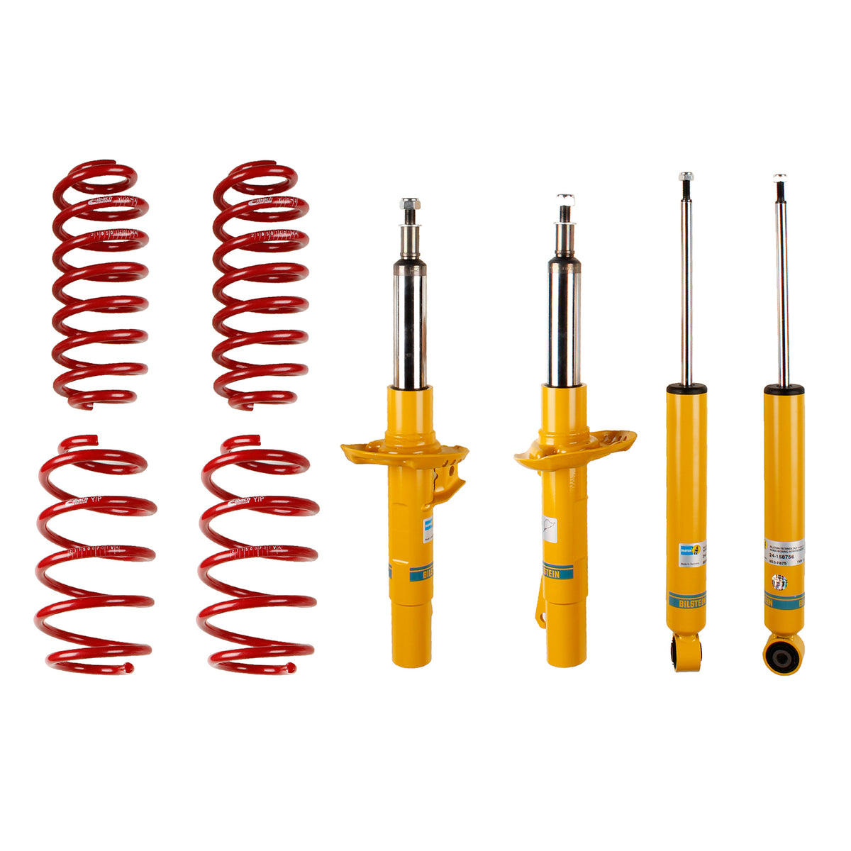 Bilstein B12 (Sportline) Suspension Kit (50mm Strut, Up to 1040kg Front Axle Load) for 2006-2009 Volkswagen Rabbit