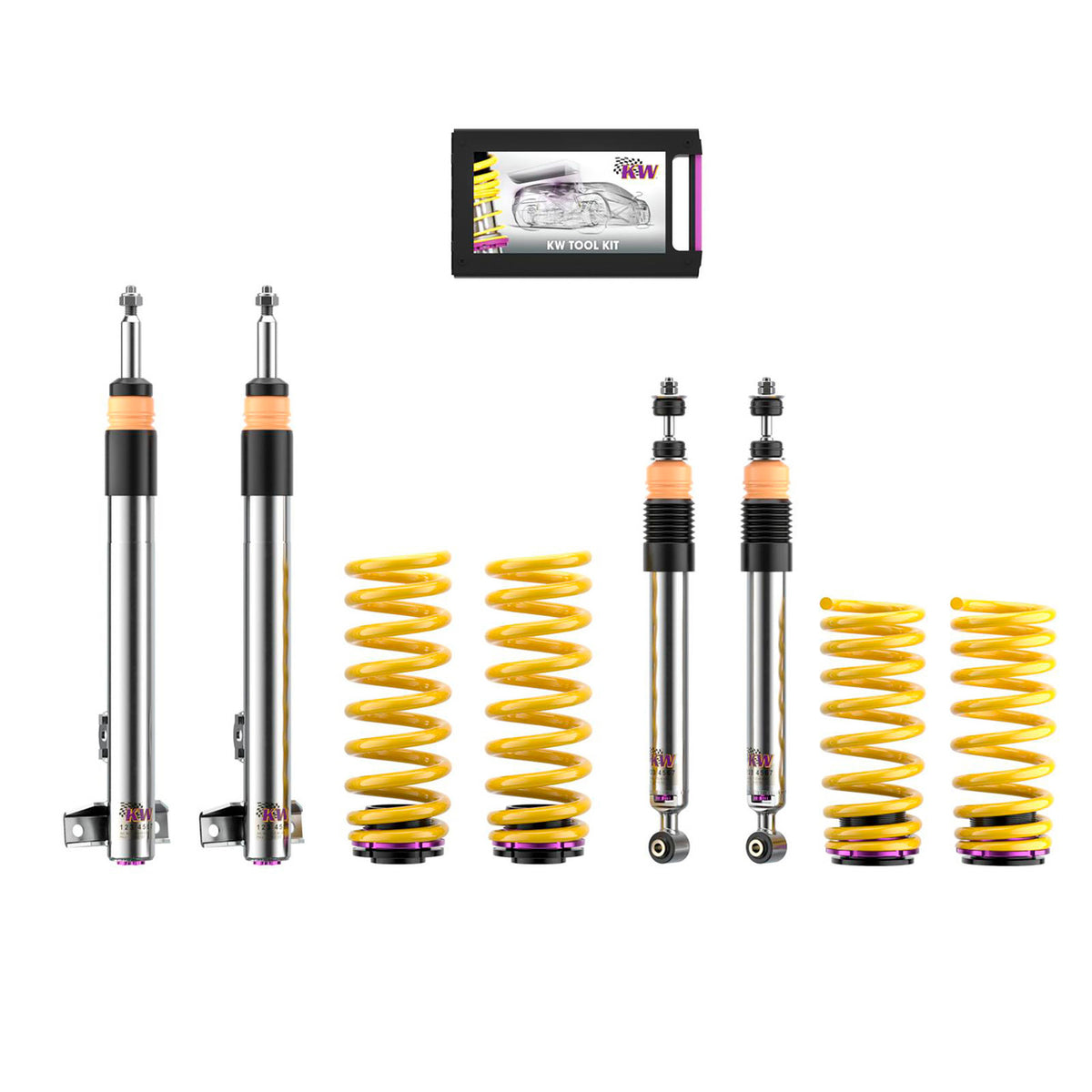 KW Suspension Variant 3 Coilover Kit for 1994-1995 Mercedes-Benz E320 Sedan/Coupe (w/o Self-Leveling) 352250AT