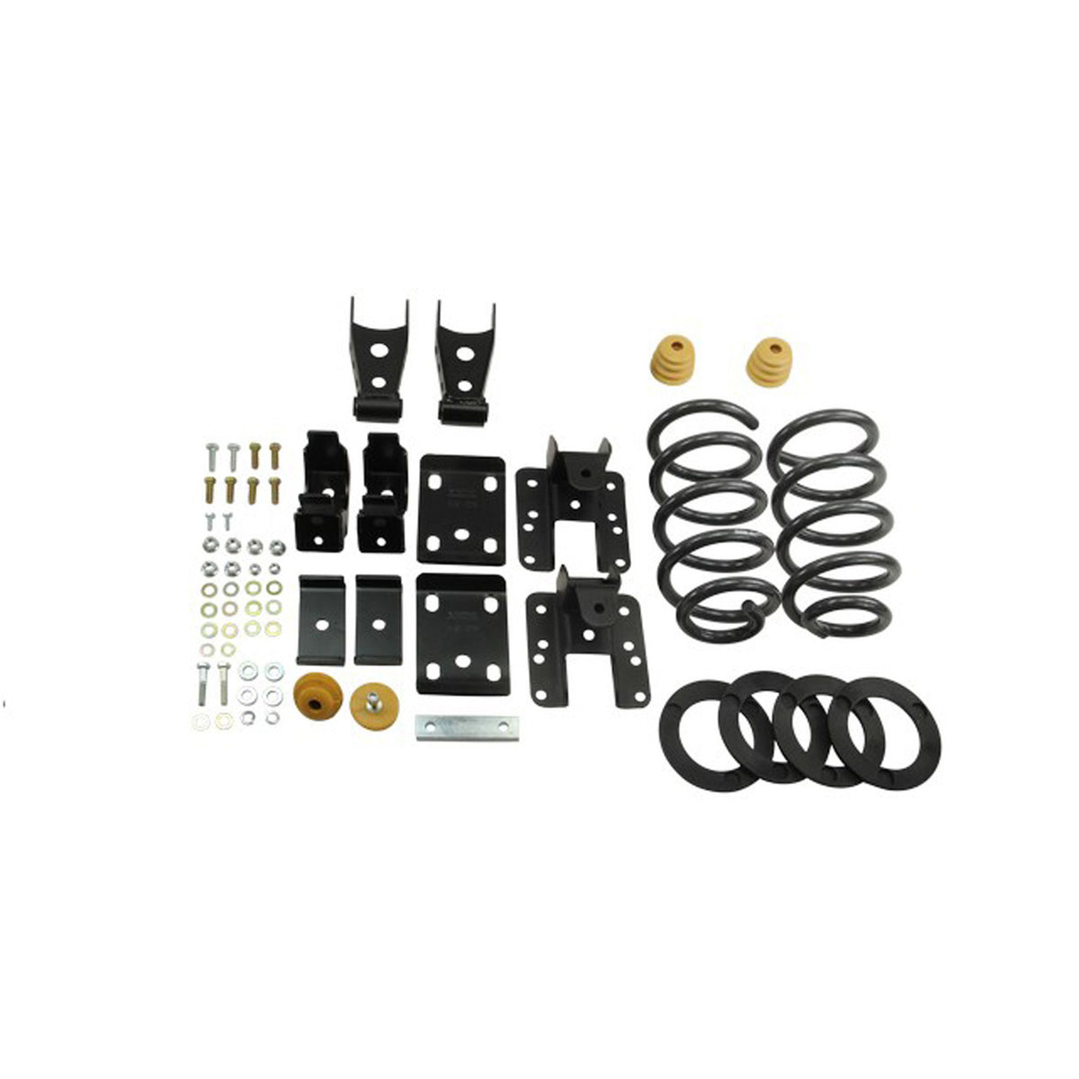 Belltech Lowering Kit w/o Shock (1" or 2" Front / 4" Rear Drop) for 2007-2013 GMC Sierra 1500 Extended Cab/Crew Cab RWD