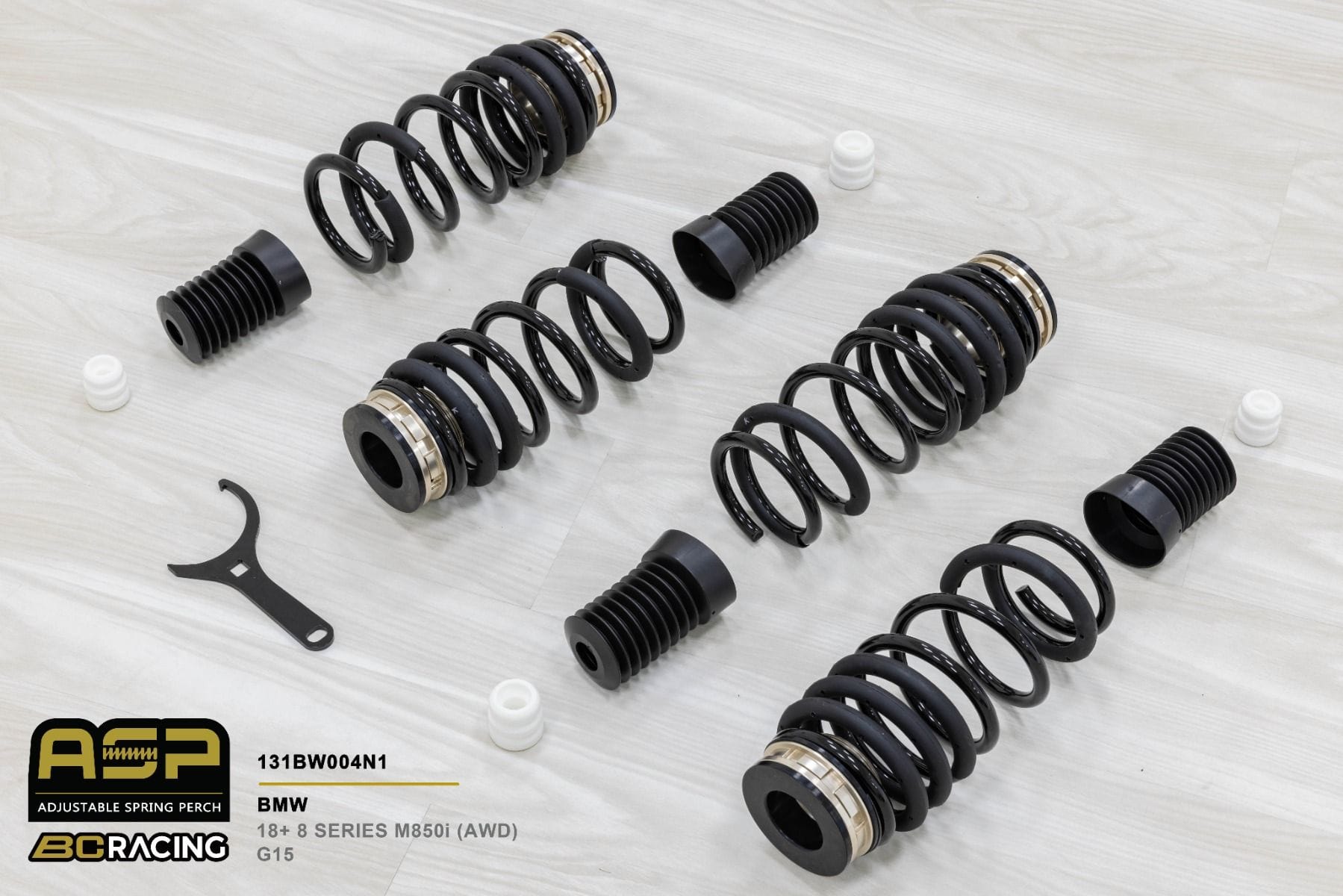 BC Racing ASP Series Springs for 2018-2024 BMW 8 Series 850i AWD 131BW004N1