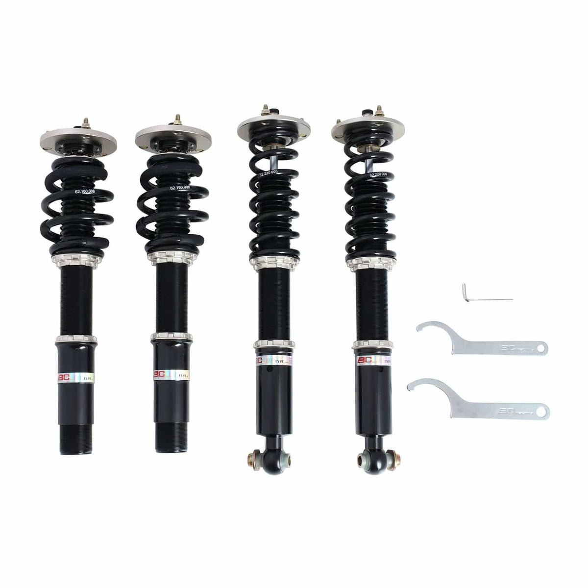 BC Racing BR Series coilovers for the BMW 540i