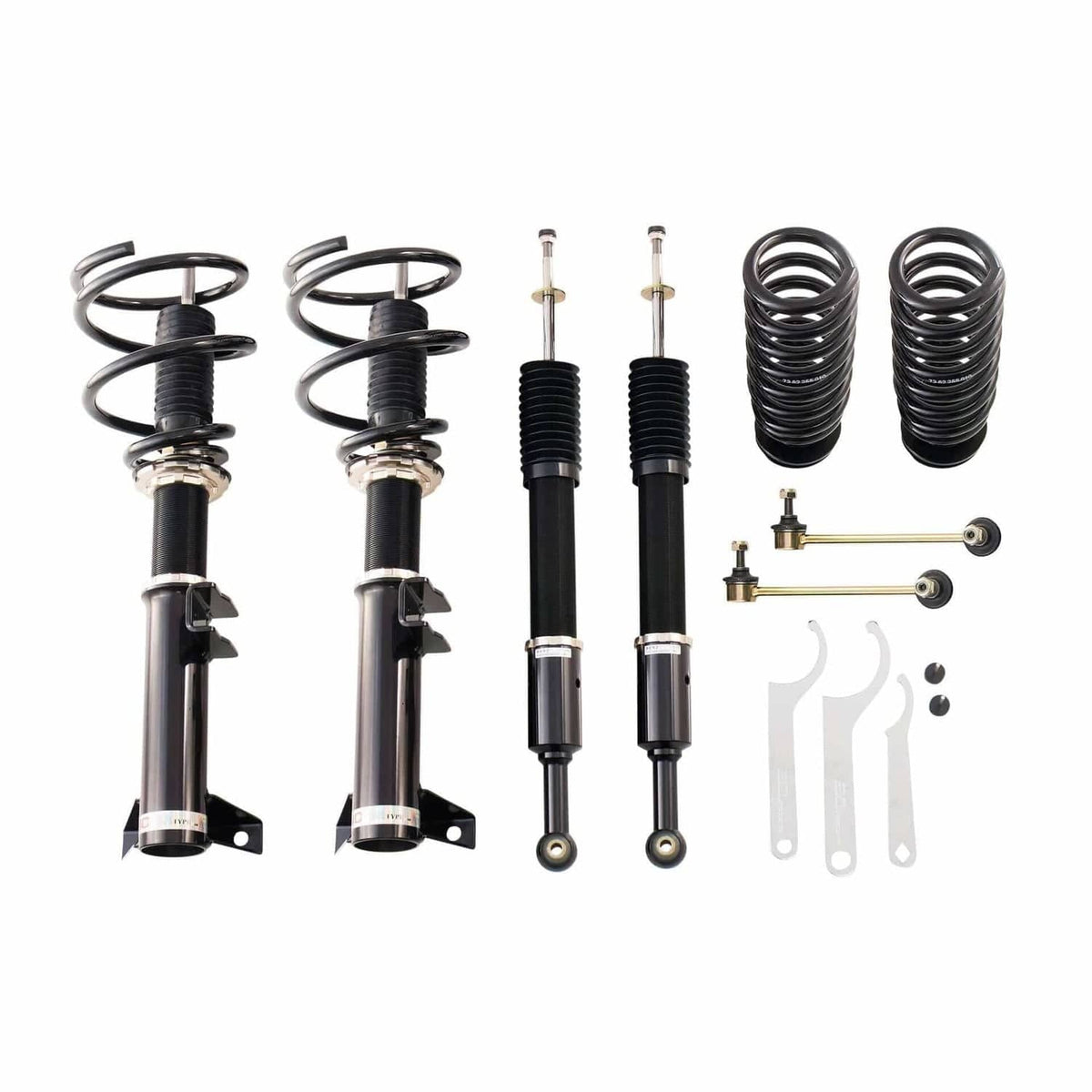BC Racing BR Series coilovers for the Mercedes-Benz C230
