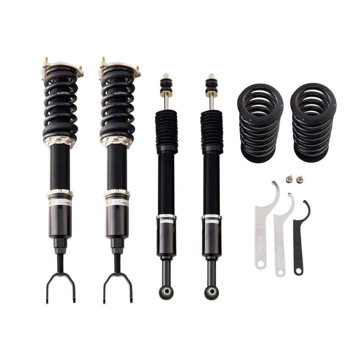 BC Racing BR Series coilovers for the Mercedes-Benz E320 Sedan