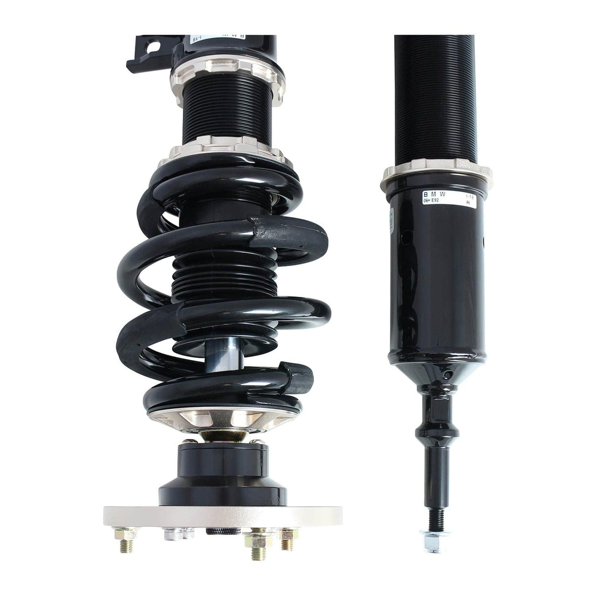 BC Racing BR Series coilovers (Extreme Low) for the BMW 328i Coupe