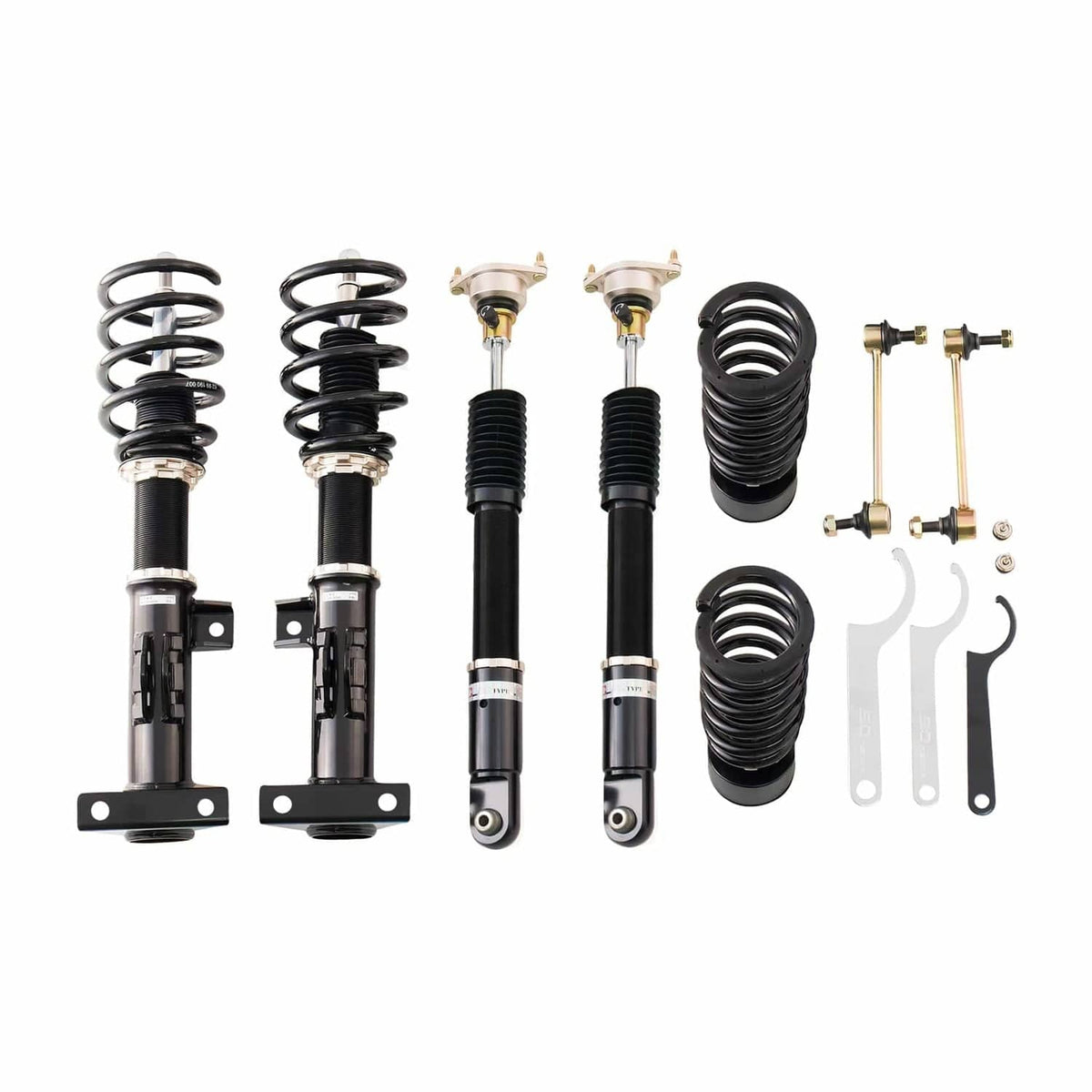 BC Racing BR Series coilovers for the Mercedes-Benz C250 Coupe