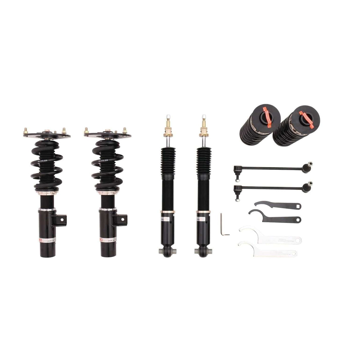 BC Racing BR Series coilovers for the BMW 335i Sedan