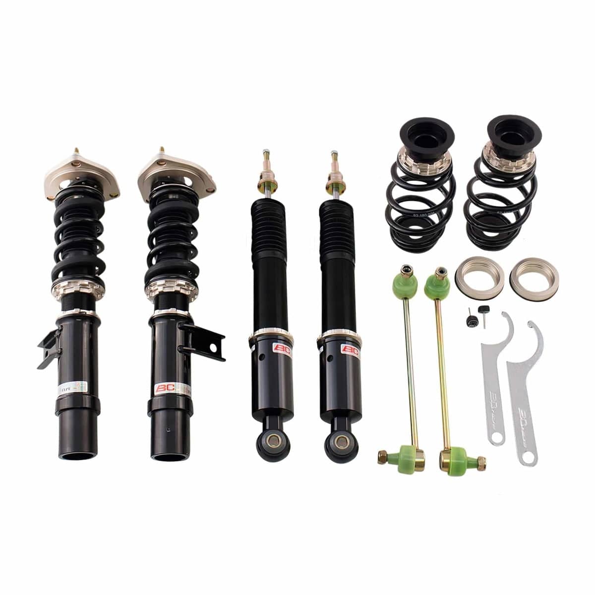 BC Racing BR Series Coilovers (True Rear) for 2010-2014 Volkswagen Golf 54.5mm Strut (MK6) H-77-BR