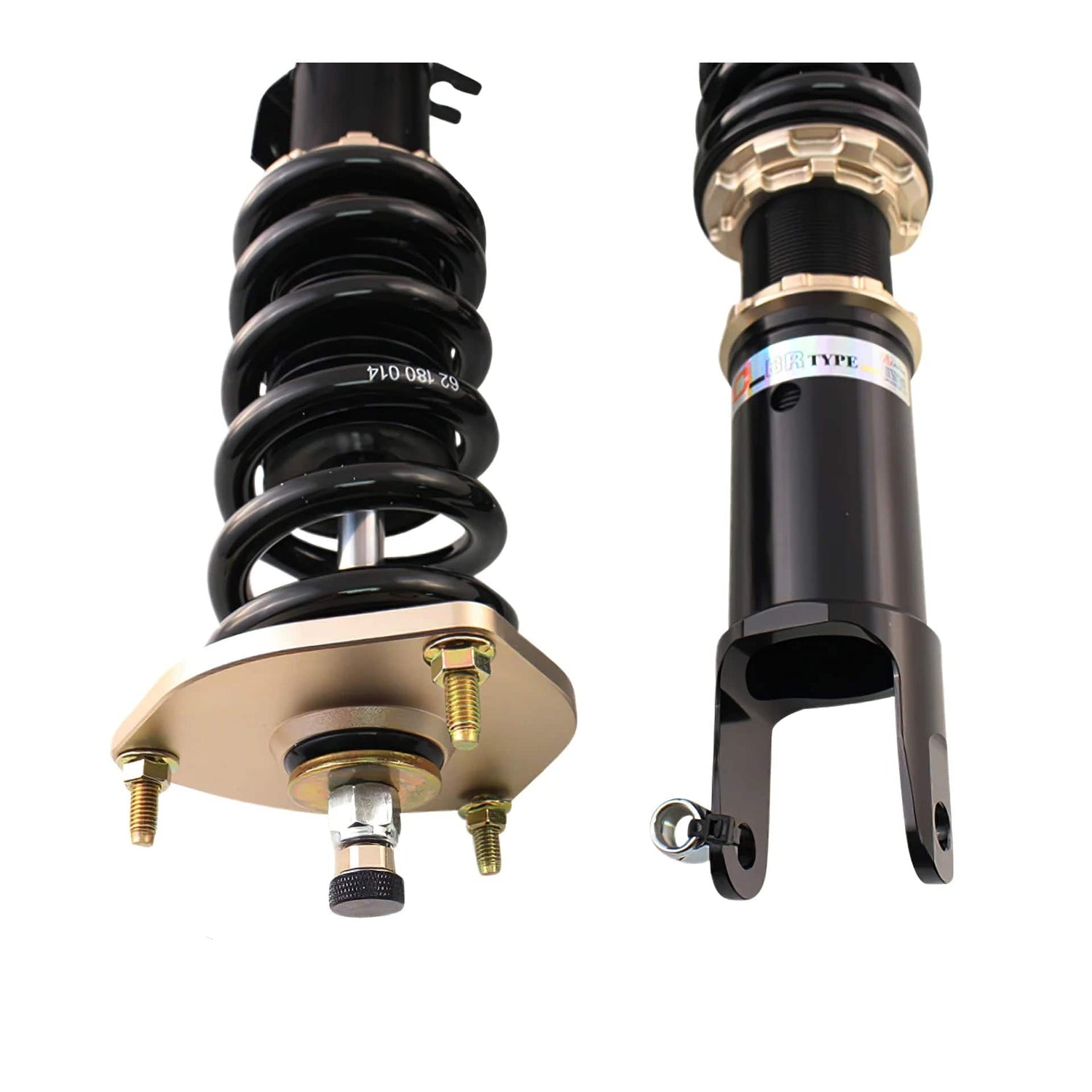 BC Racing BR Series Coilovers (True Rear) for 2014-2015 Infiniti Q60 Coupe (V36) V-28-BR