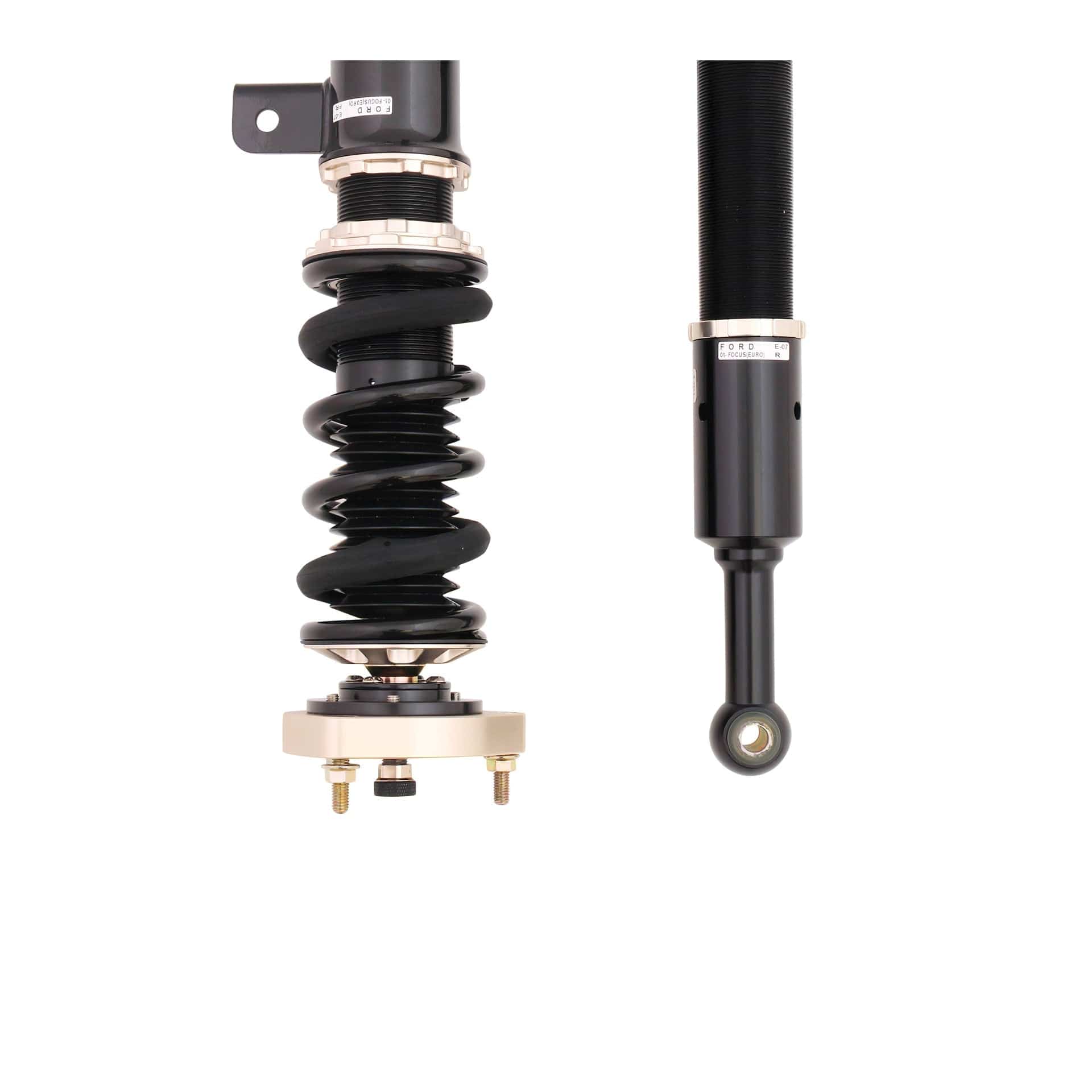 BC Racing RM Series Coilovers for 2000-2005 Ford Focus MK1 FWD (DAW) Excl. Wagon E-07-RM