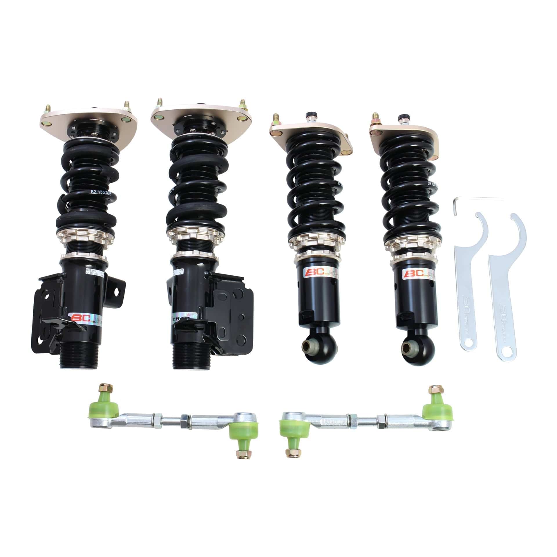 BC Racing ZR Series Coilovers for 2022+ Subaru BRZ RWD (ZD8) F-20-ZR