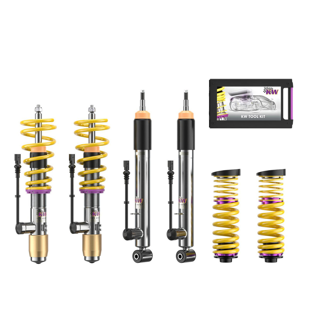 KW Suspension DDC ECU Coilover Kit for 2006-2013 Audi A3 Quattro 39010005