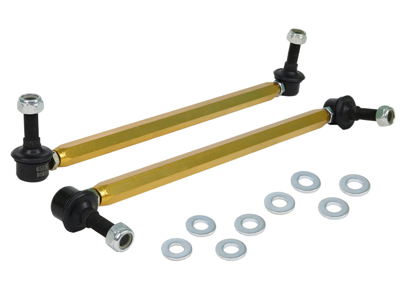 Whiteline Adjustable Front Sway Bar Link for 2014-2016 Hyundai Genesis Coupe 3.8 Ultimate (DH) KLC201