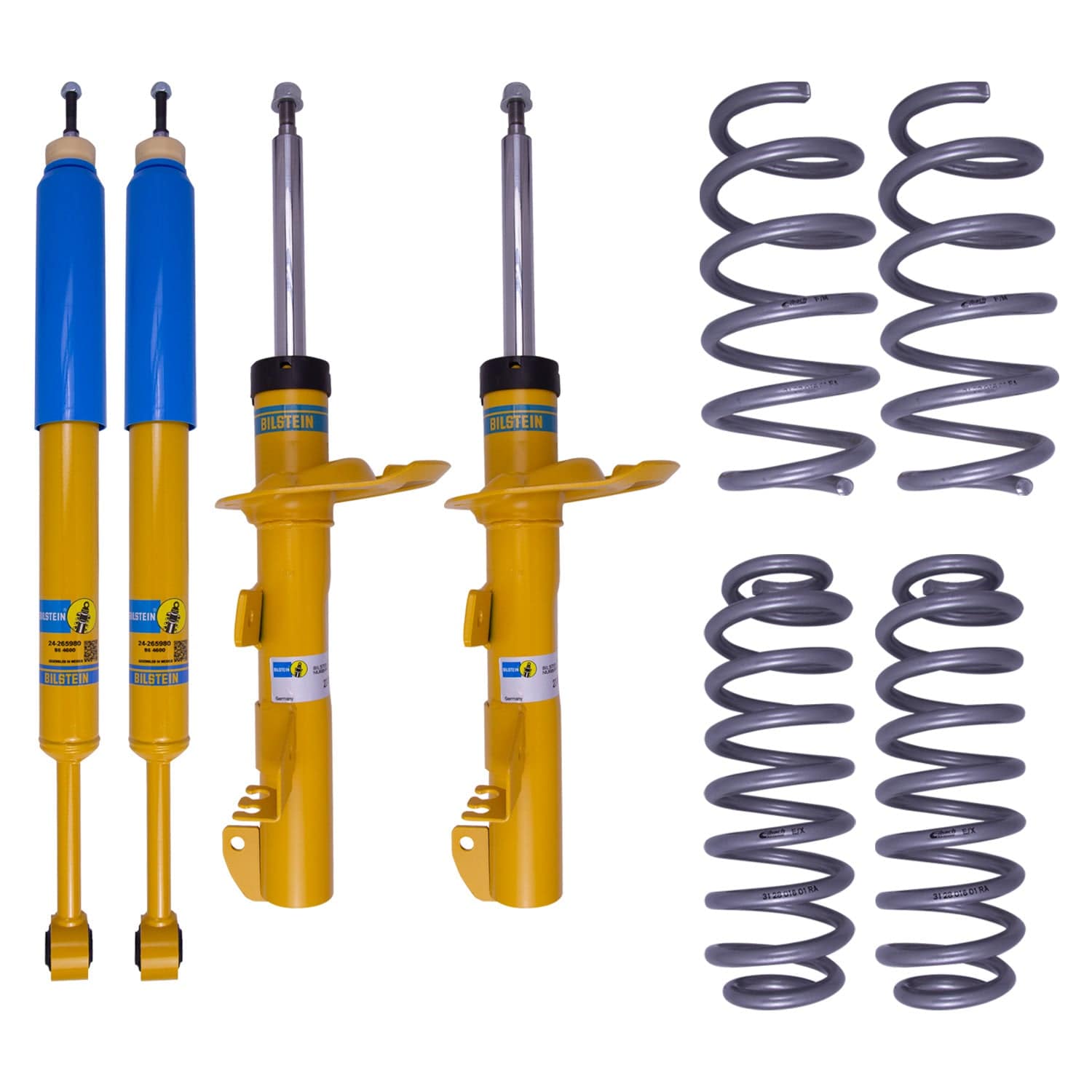 Bilstein B12 (Pro-Lift Kit) Front and Rear Suspension Kit for 2014-2022 Jeep Cherokee 46-280206