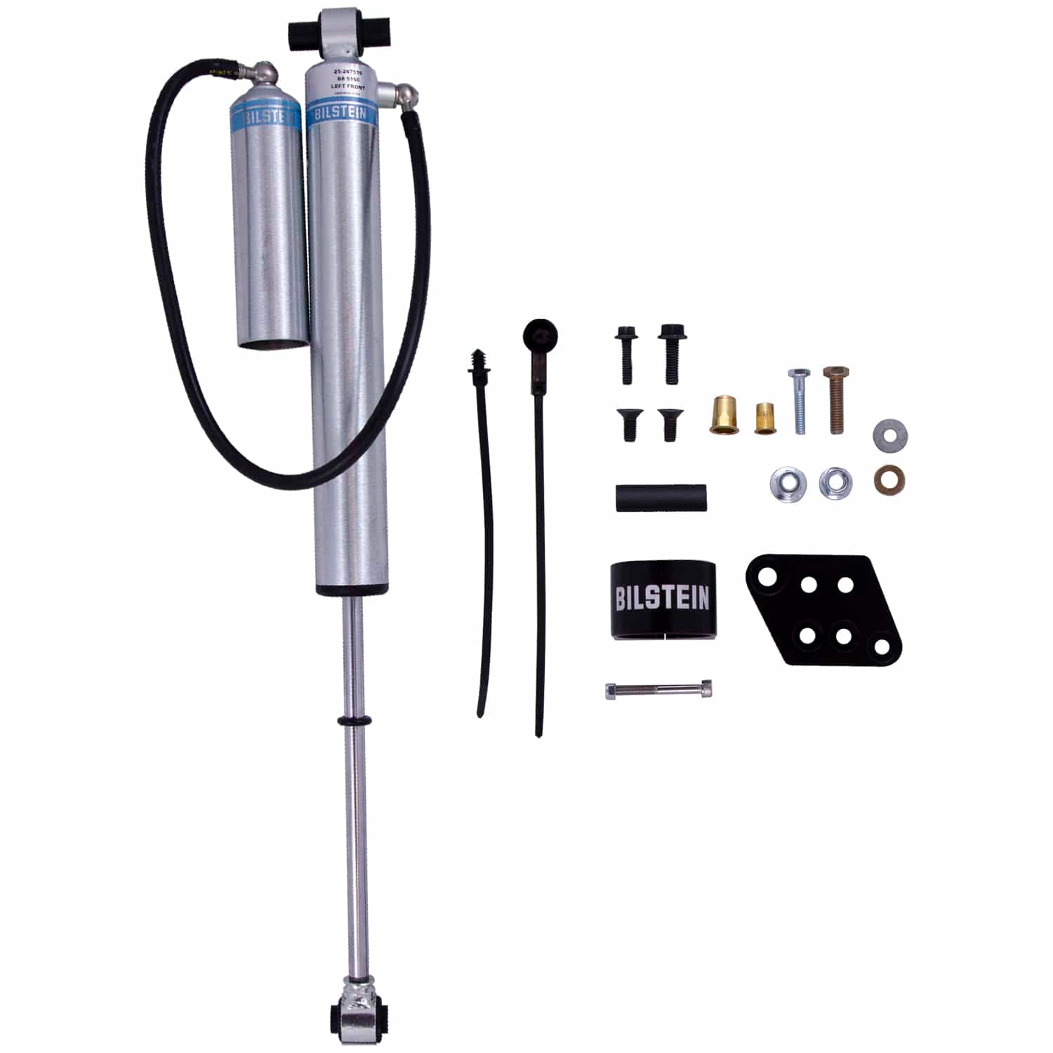 Bilstein B8 5160 46mm Monotube Suspension Front Left Shock Absorber - 10.5 in. Stroke, w/o Boot 25-287516