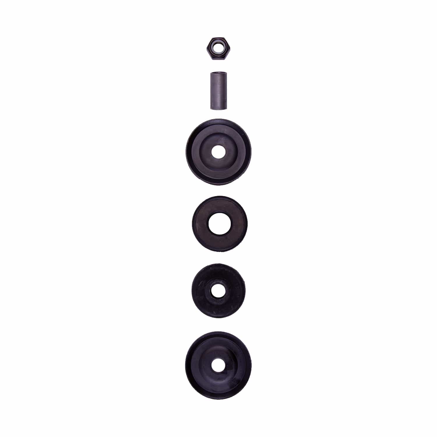 Bilstein B8 5160 46mm Monotube Suspension Rear Shock Absorber (17.17 in. Collapsed) for 2014-2026 Dodge Ram 2500 (DS/DT) 25-293449