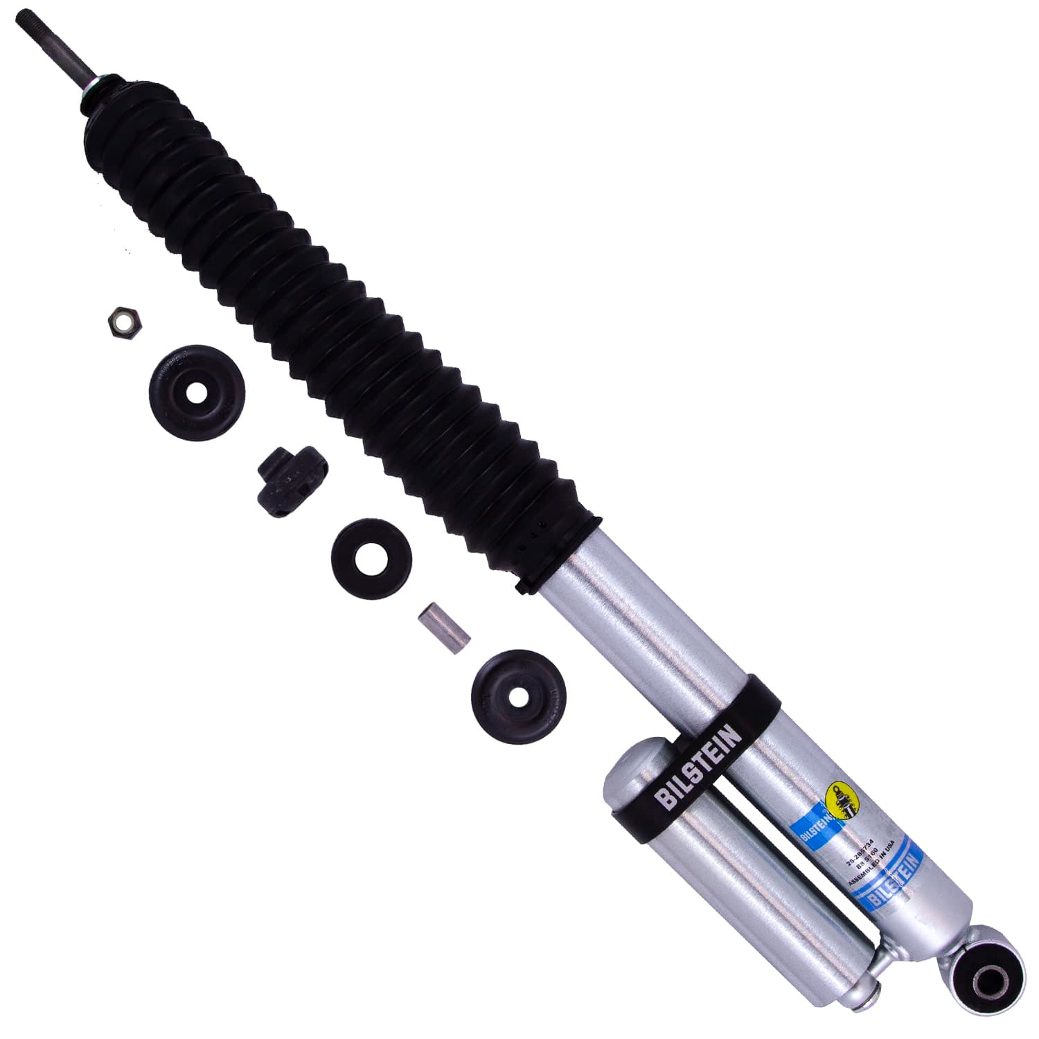 Bilstein B8 5160 46mm Monotube Suspension Rear Shock Absorber - 18.66 in. Collapsed 25-285734