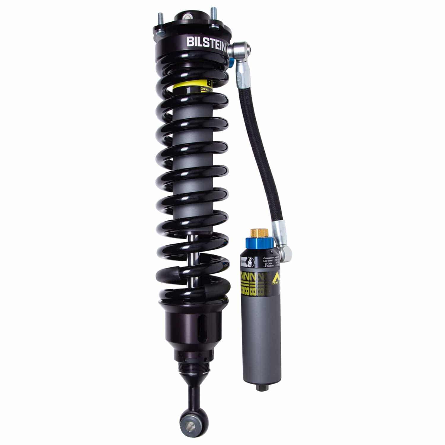 Bilstein B8 8112 (ZoneControl CR DSA+) Front Left Shock Absorber and Coil Spring Assembly for 2007-2021 Toyota Tundra RWD - 25.20 in. Extended 41-326084