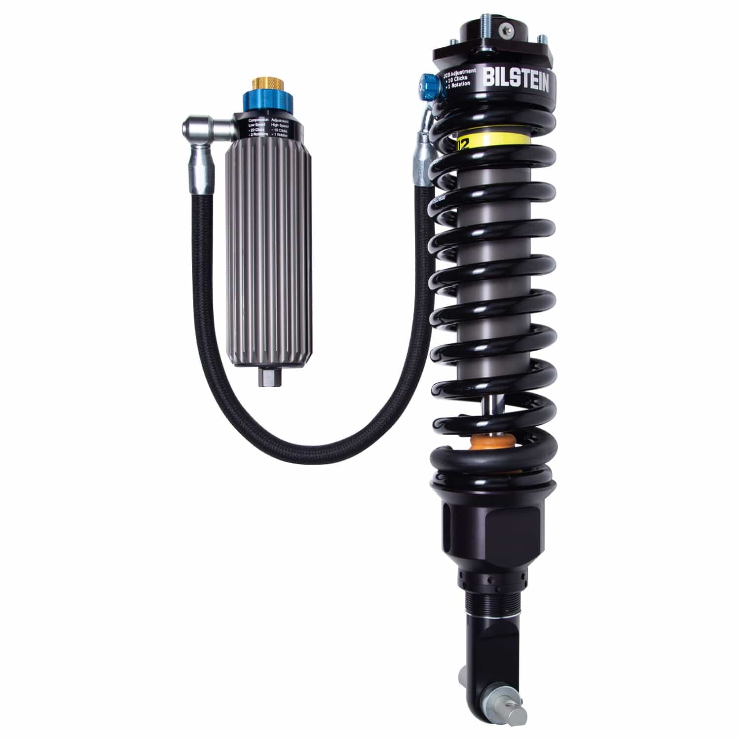Bilstein B8 8112 (ZoneControl CR DSA+) Front Left Shock Absorber and Coil Spring Assembly for 2021-2024 Ford Bronco - 17.59 in. Collapsed 41-314319
