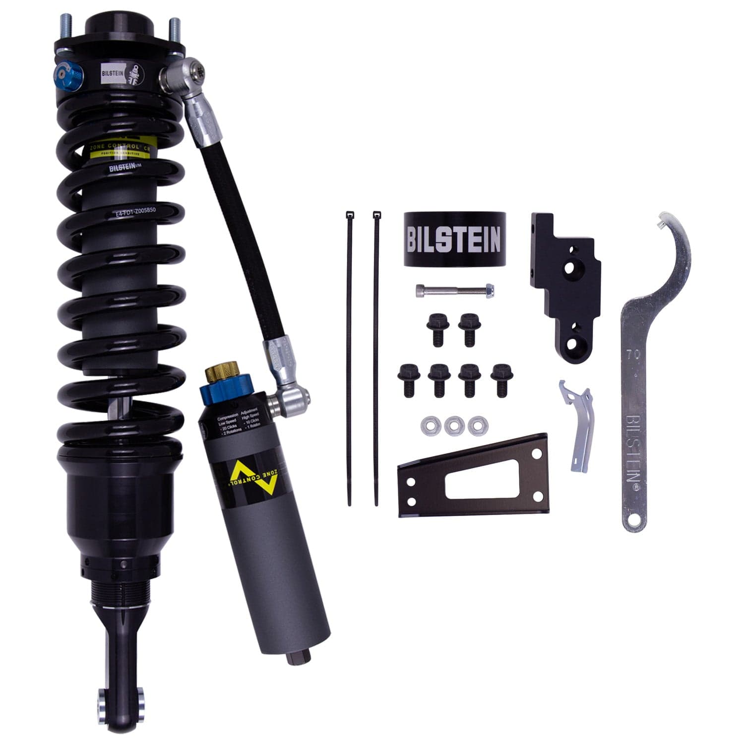 Bilstein B8 8112 (ZoneControl CR DSA+) Front Right Shock Absorber and Coil Spring Assembly for 2005-2023 Toyota Tacoma 41-319581
