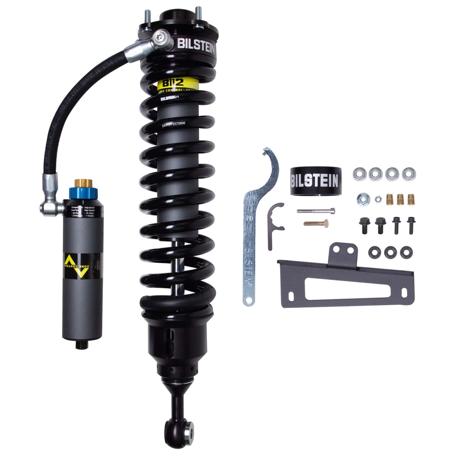 Bilstein B8 8112 (ZoneControl CR DSA+) Front Right Shock Absorber and Coil Spring Assembly for 2007-2021 Toyota Tundra (XK50) 41-326091