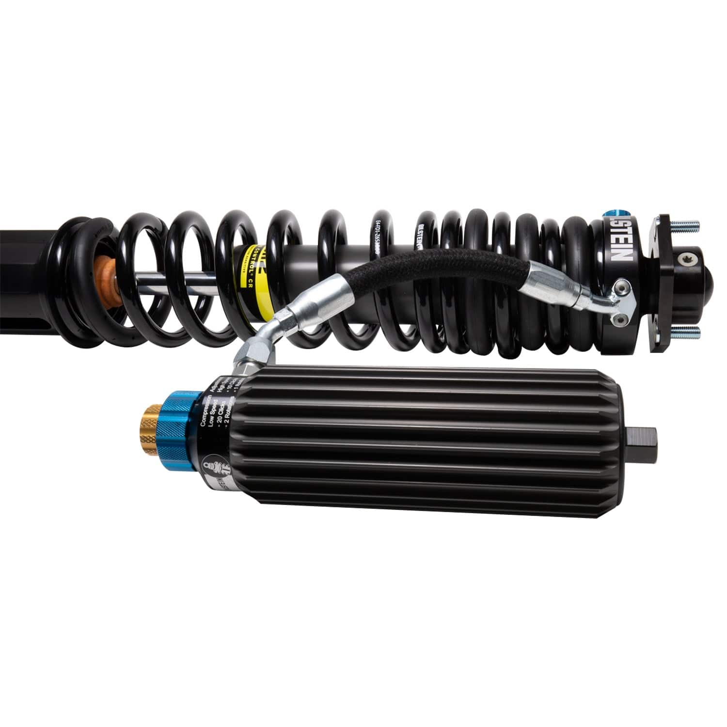 Bilstein B8 8112 (ZoneControl CR DSA+) Rear Right Shock Absorber and Coil Spring Assembly for 2021-2024 Ford Bronco - 18.40 in. Collapsed 41-314333