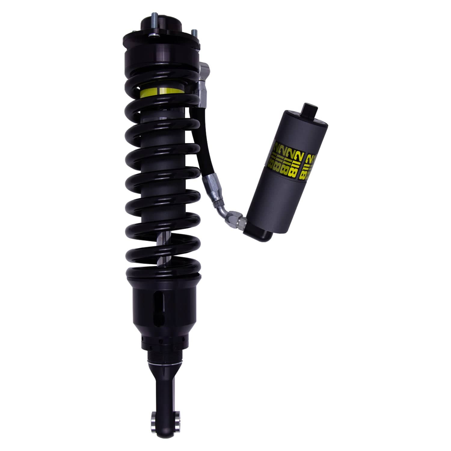 Bilstein B8 8112 (ZoneControl CR) Front Left Shock Absorber and Coil Spring Assembly for 2010-2024 Toyota 4Runner 4WD - 22.80 in. Extended, EVO Grey, With Kinetic Dynamic Suspension System 41-324158