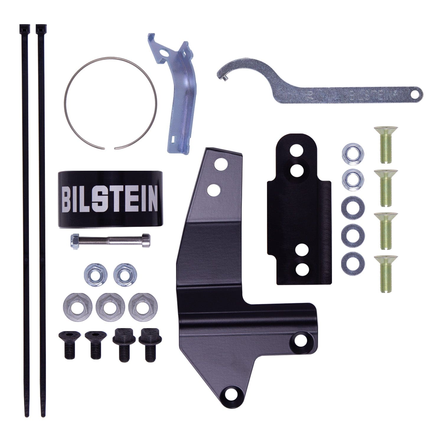 Bilstein B8 8112 (ZoneControl CR) Front Left Shock Absorber and Coil Spring Assembly for 2010-2024 Toyota 4Runner 4WD - 22.80 in. Extended, EVO Grey, Without Kinetic Dynamic Suspension System 41-324172