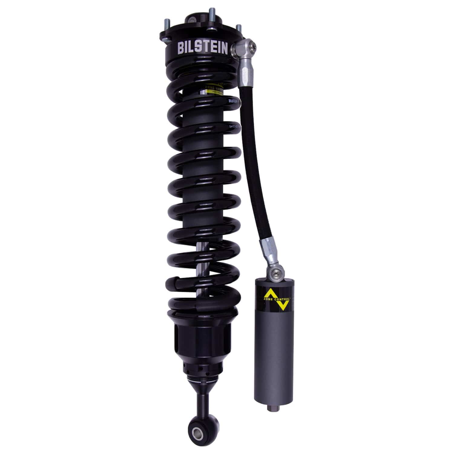 Bilstein B8 8112 (ZoneControl CR) Front Right Shock Absorber and Coil Spring Assembly for 2015-2021 Toyota Tundra - 25.79 in. Extended, EVO Grey 41-326039