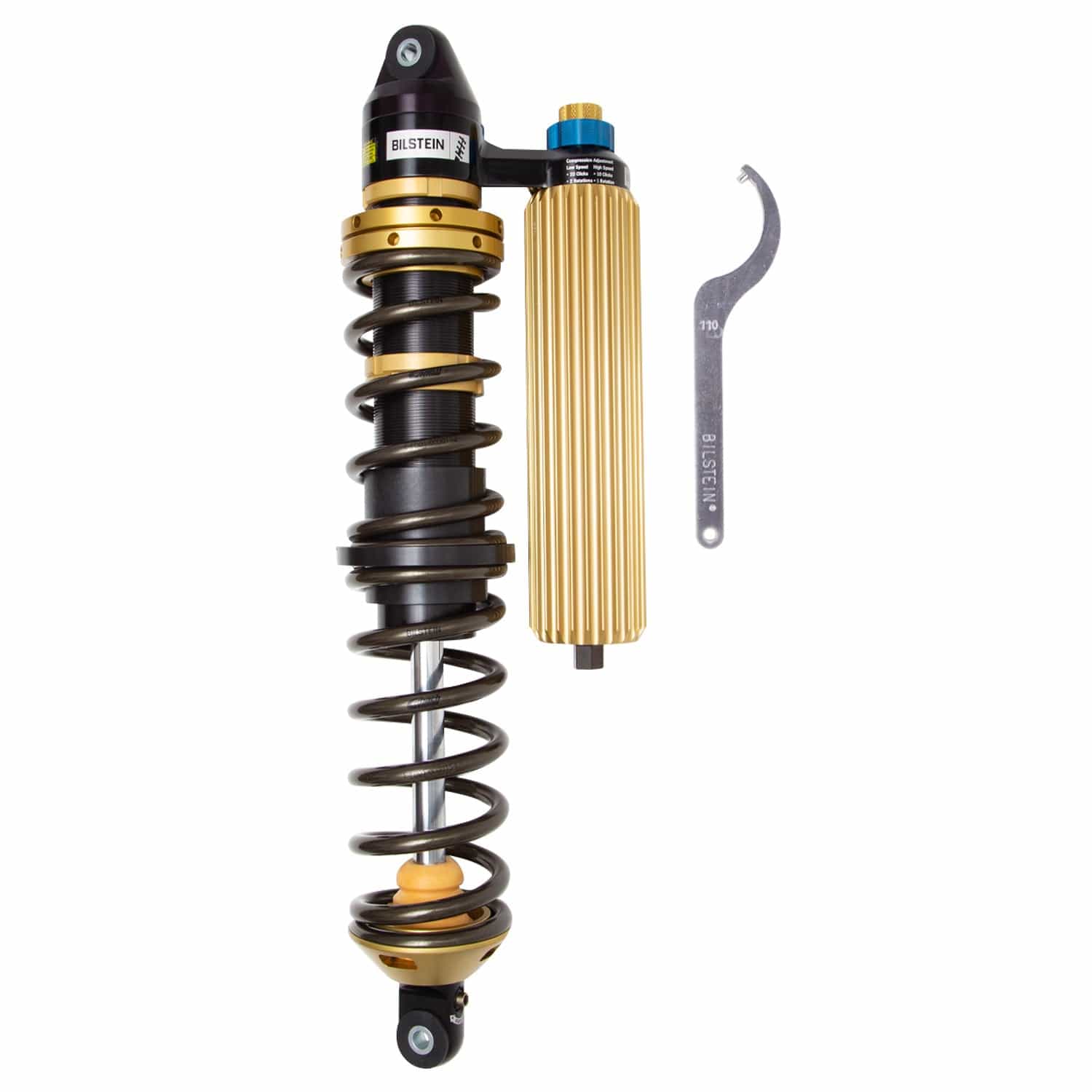 Bilstein Black Hawk Powersports Front Left Shock Absorber and Coil Spring Assembly for 2020 Polaris RZR XP Turbo S Velocity 41-327883