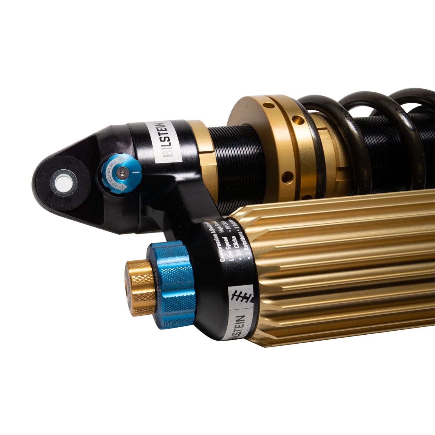 Bilstein Black Hawk Powersports Front Left Shock Absorber and Coil Spring Assembly for 2021-2022 Polaris RZR Turbo S4 Velocity 41-341780