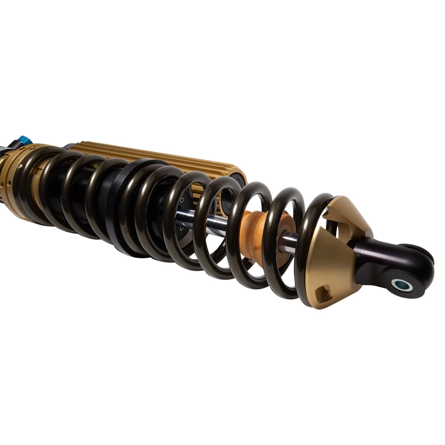 Bilstein Black Hawk Powersports Front Right Shock Absorber and Coil Spring Assembly for 2021 Polaris RZR Turbo S4 Lifted Lime LE 41-341797