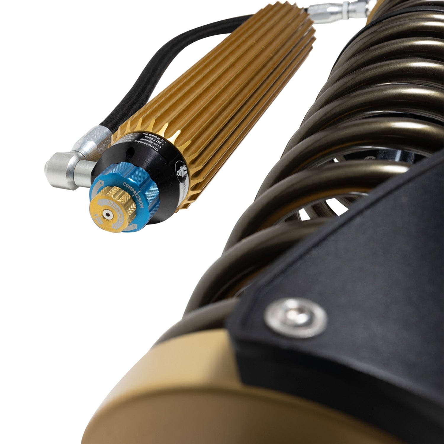 Bilstein Black Hawk Powersports Rear Shock Absorber and Coil Spring Assembly for 2020 Polaris RZR XP Turbo S Velocity 41-327890