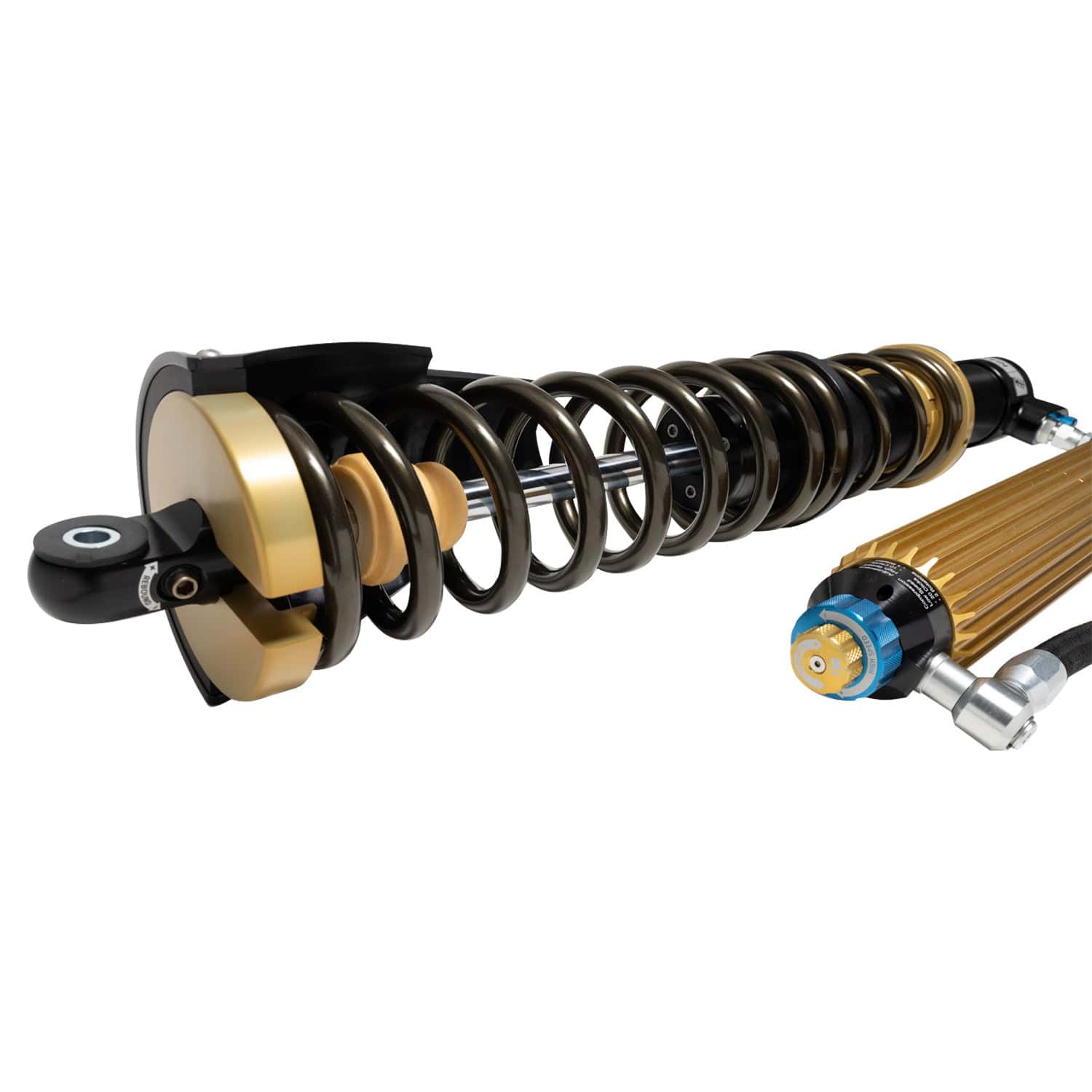 Bilstein Black Hawk Powersports Rear Shock Absorber and Coil Spring Assembly for 2021-2022 Polaris RZR Turbo S 41-327890
