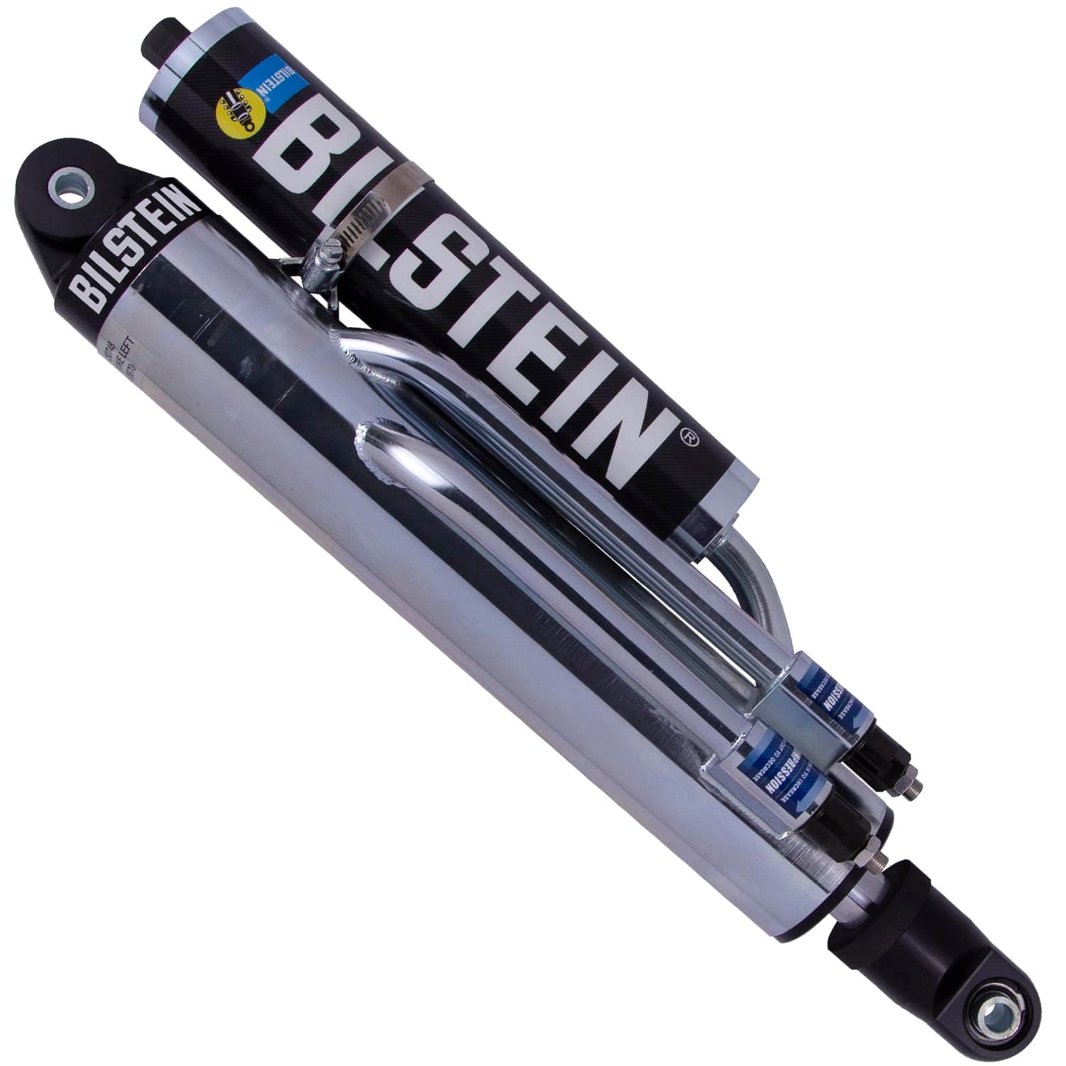 Bilstein M 9200 (Bypass) 70mm Monotube Suspension Left Shock Absorber - 19.5 in. Collapsed, 29.5 in. Extended 33-250748